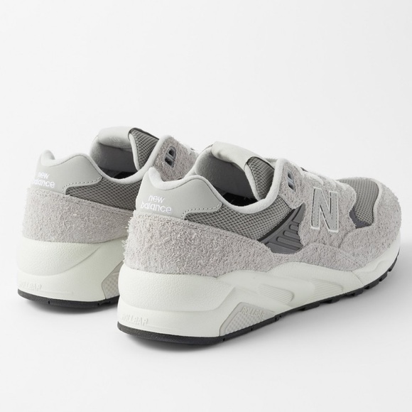 New Balance Gray 580 Mesh Suede Sneakers Sz 6 - Picture 6 of 16